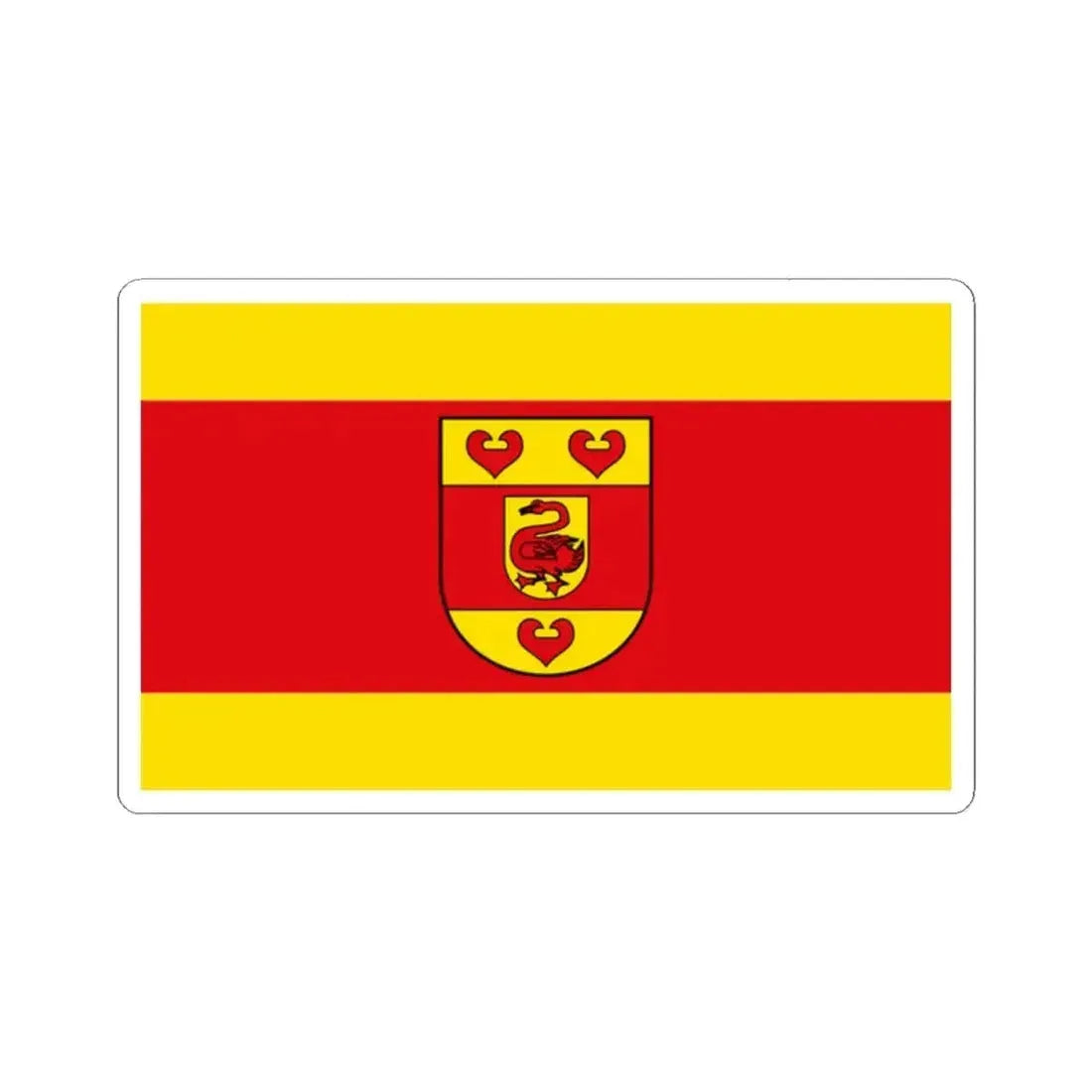 Flag of Steinfurt Germany - STICKER Vinyl Kiss-Cut Decal - The Sticker Space