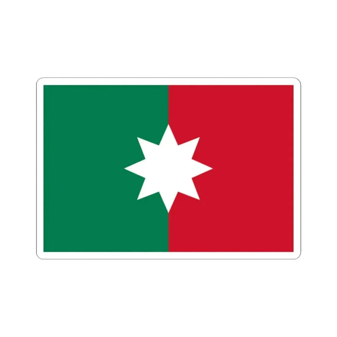 Flag of Stellaland 1883-5 (Botswana) STICKER Vinyl Kiss-Cut Decal 2 Inch White - The Sticker Space