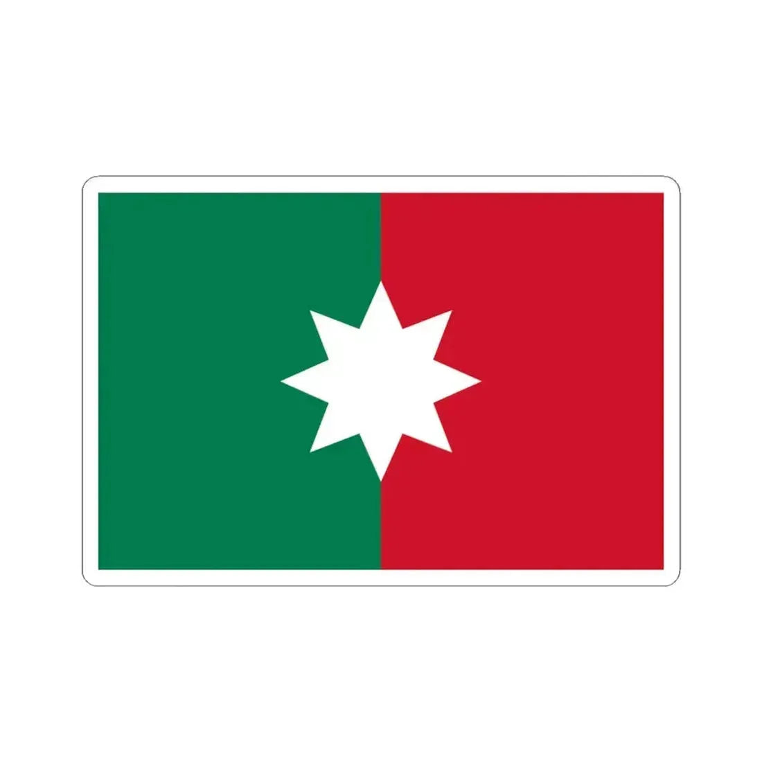 Flag of Stellaland 1883-5 (Botswana) STICKER Vinyl Kiss-Cut Decal 4 Inch White - The Sticker Space