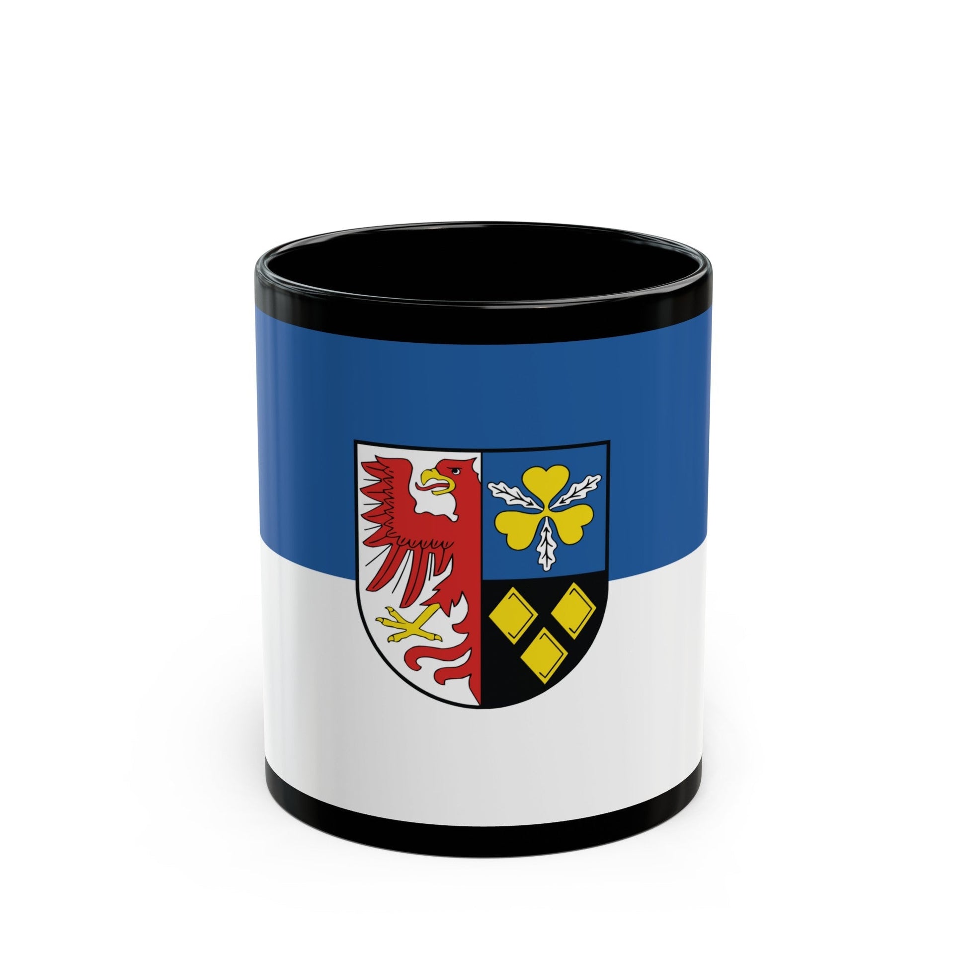 Flag of Stendal Germany - Black Coffee Mug-11oz-The Sticker Space