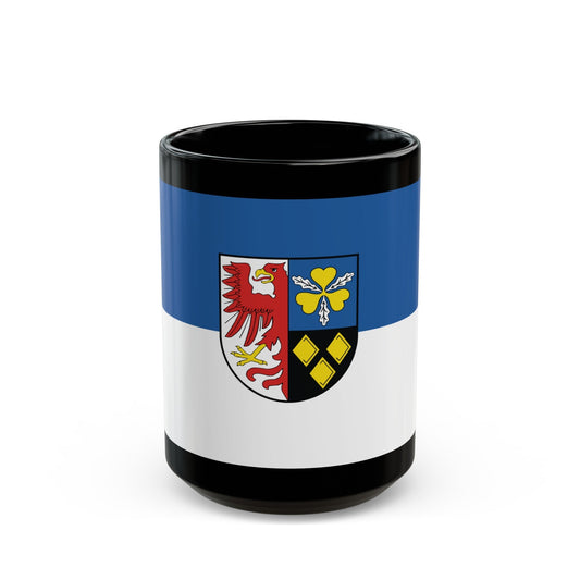 Flag of Stendal Germany - Black Coffee Mug-15oz-The Sticker Space