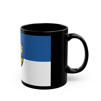 Flag of Stendal Germany - Black Coffee Mug-The Sticker Space