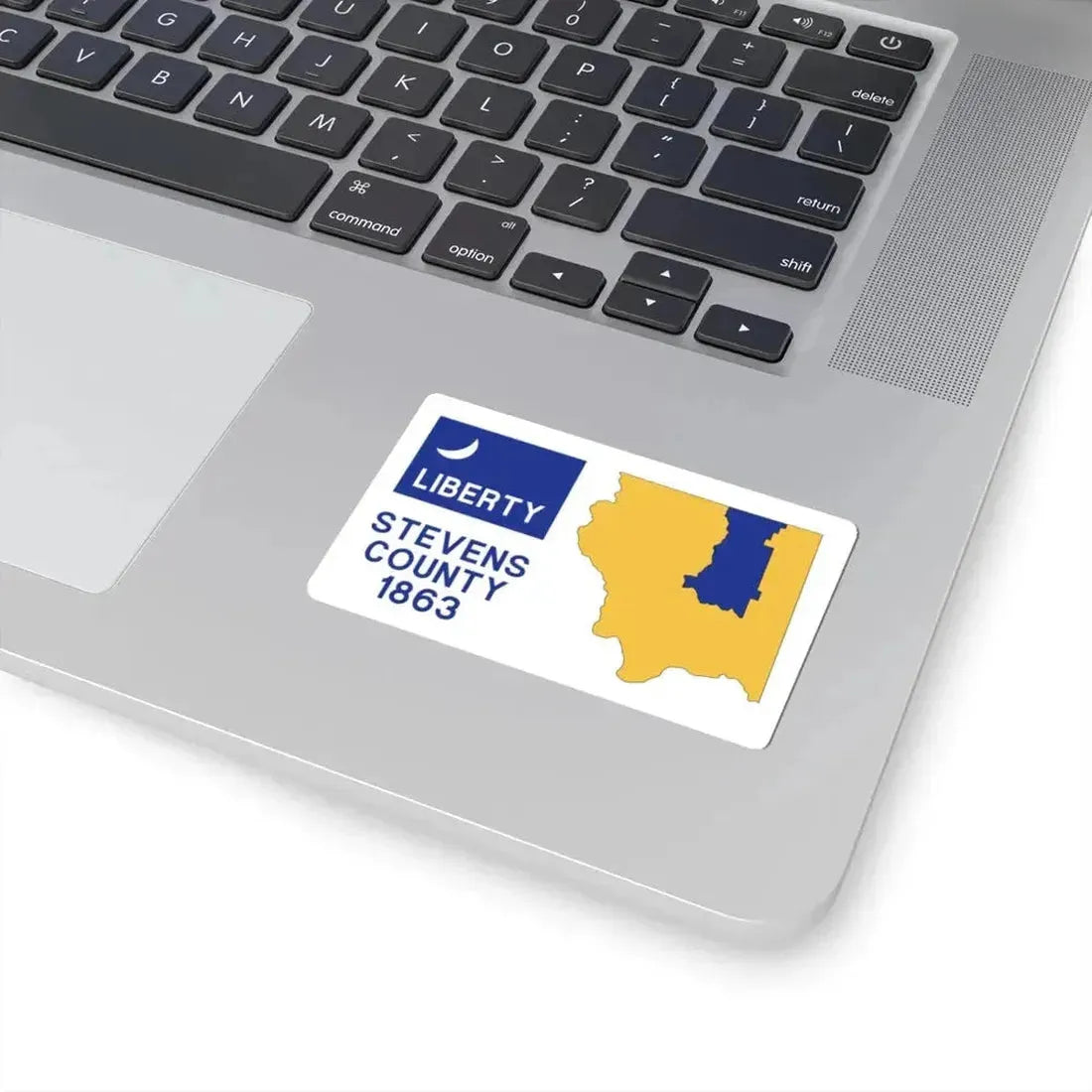 Flag of Stevens County Washington (United States) STICKER Vinyl Kiss-Cut Decal - The Sticker Space