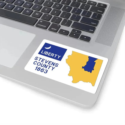 Flag of Stevens County Washington (United States) STICKER Vinyl Kiss-Cut Decal - The Sticker Space