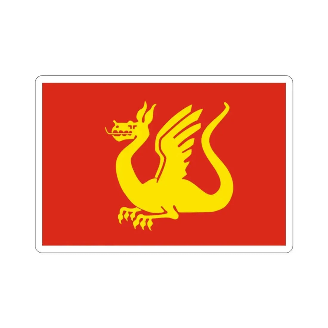 Flag of Stjørdal Trøndelag Norway STICKER Vinyl Die-Cut Decal 2 Inch - The Sticker Space