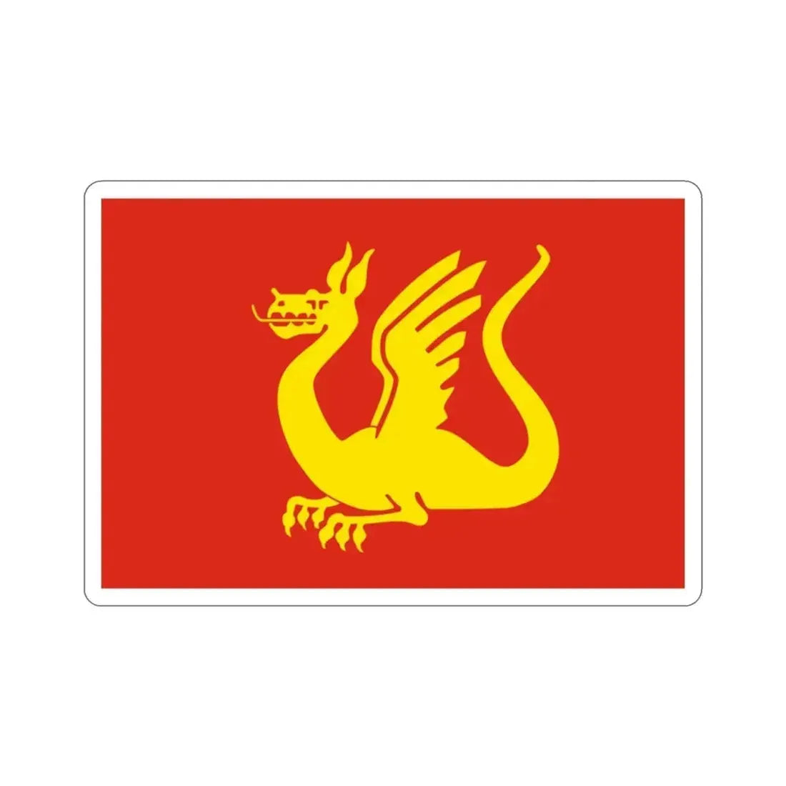 Flag of Stjørdal Trøndelag Norway STICKER Vinyl Die-Cut Decal - The Sticker Space