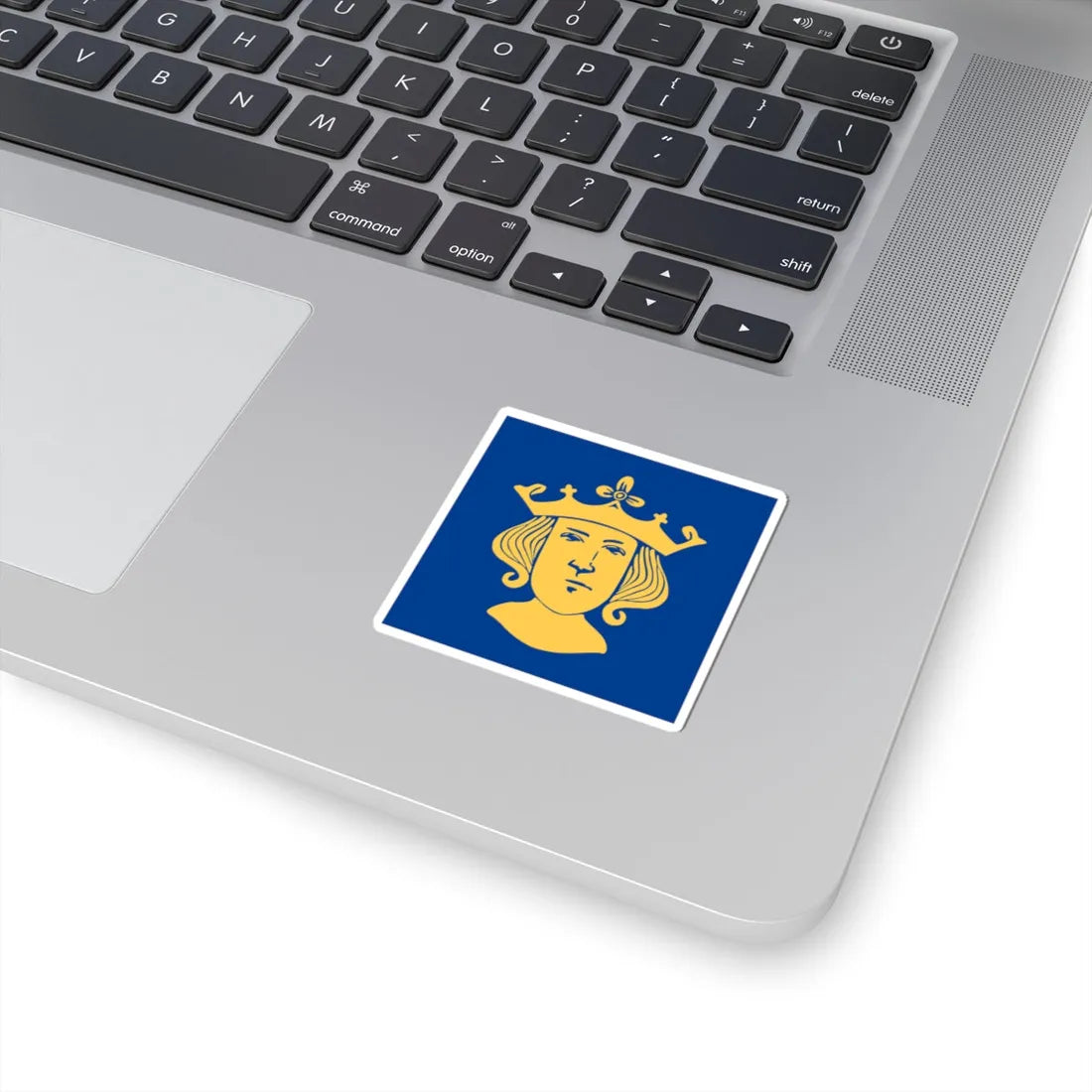 Flag of Stockholm alternative (Sweden) STICKER Vinyl Kiss-Cut Decal - The Sticker Space