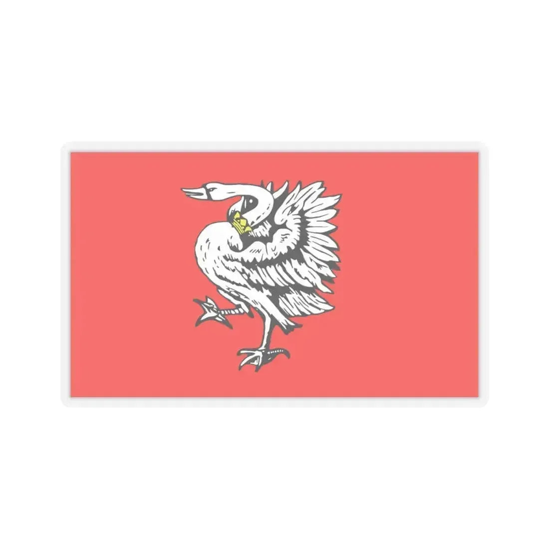 Flag of Stormarn Germany - STICKER Vinyl Kiss-Cut Decal 4 Inch Transparent - The Sticker Space