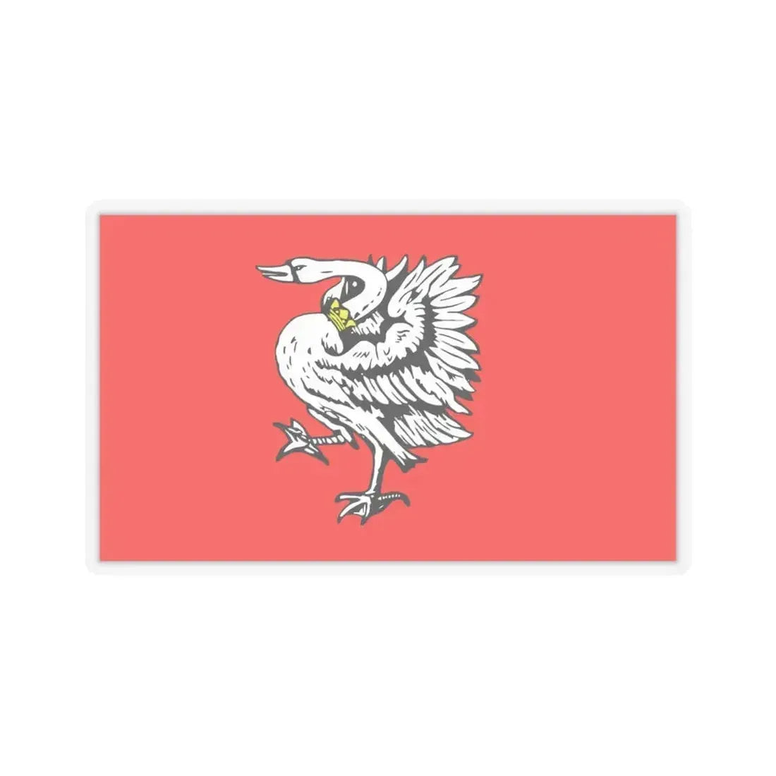 Flag of Stormarn Germany - STICKER Vinyl Kiss-Cut Decal 6 Inch Transparent - The Sticker Space