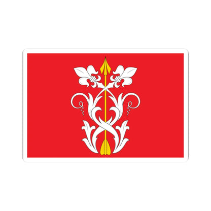 Flag of Strelkovskoe Moscow oblast (Russia) (Coat of Arms) STICKER Vinyl Kiss-Cut Decal 2 Inch White - The Sticker Space