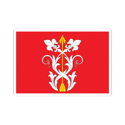 Flag of Strelkovskoe Moscow oblast (Russia) (Coat of Arms) STICKER Vinyl Kiss-Cut Decal - The Sticker Space