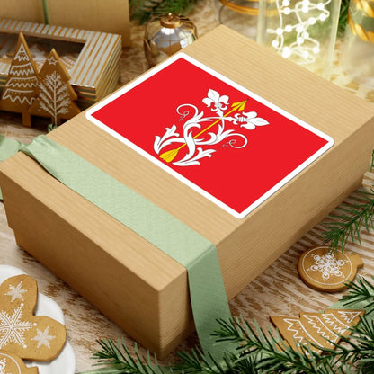 Flag of Strelkovskoe Moscow oblast (Russia) (Coat of Arms) STICKER Vinyl Kiss-Cut Decal - The Sticker Space