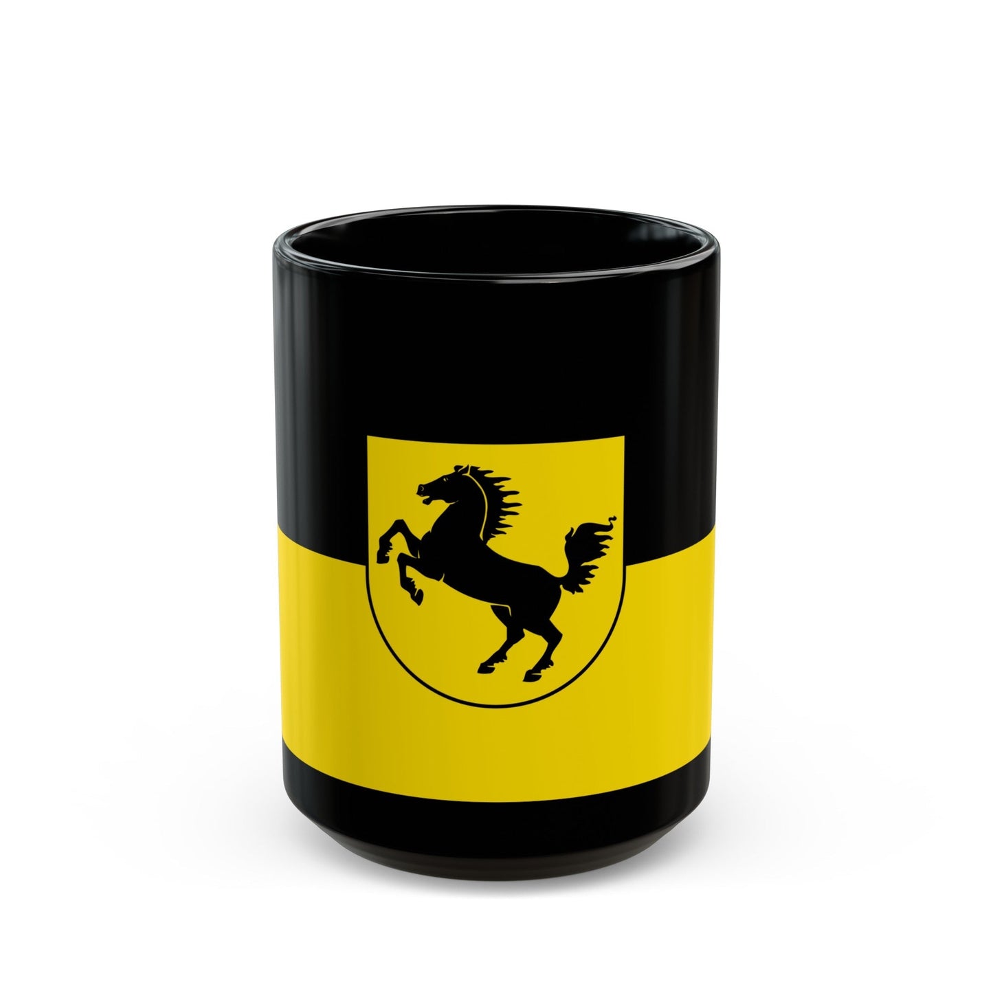 Flag of Stuttgart Germany - Black Coffee Mug-15oz-The Sticker Space