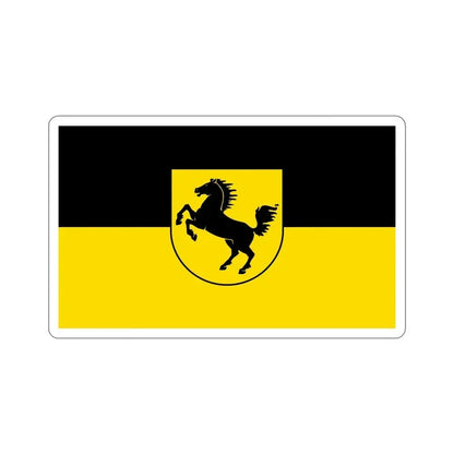 Flag of Stuttgart Germany STICKER Vinyl Die-Cut Decal 5 Inch - The Sticker Space