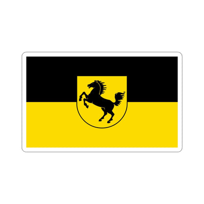 Flag of Stuttgart Germany STICKER Vinyl Die-Cut Decal-6 Inch-The Sticker Space