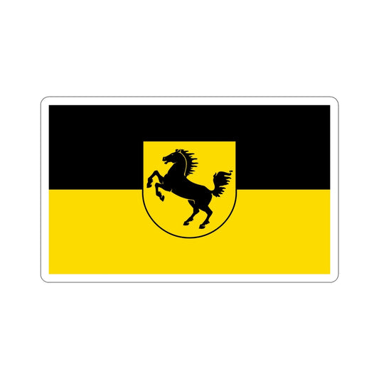 Flag of Stuttgart Germany STICKER Vinyl Die-Cut Decal-6 Inch-The Sticker Space