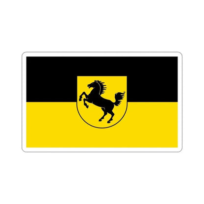 Flag of Stuttgart Germany STICKER Vinyl Die-Cut Decal 6 Inch - The Sticker Space