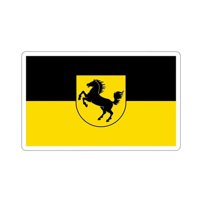 Flag of Stuttgart Germany STICKER Vinyl Die-Cut Decal - The Sticker Space