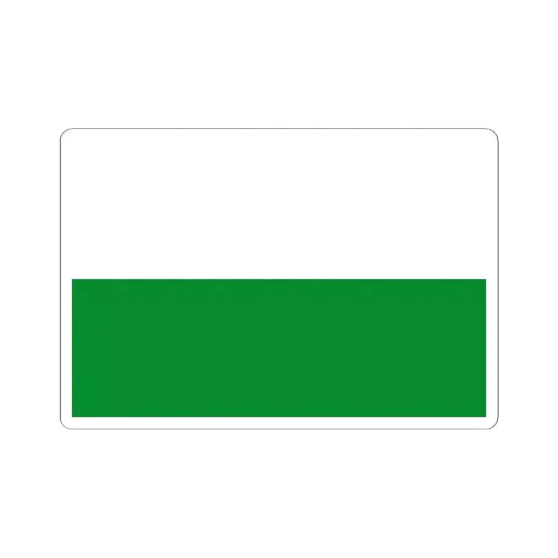 Flag of Styria (Austria) STICKER Vinyl Kiss-Cut Decal 6 Inch White - The Sticker Space