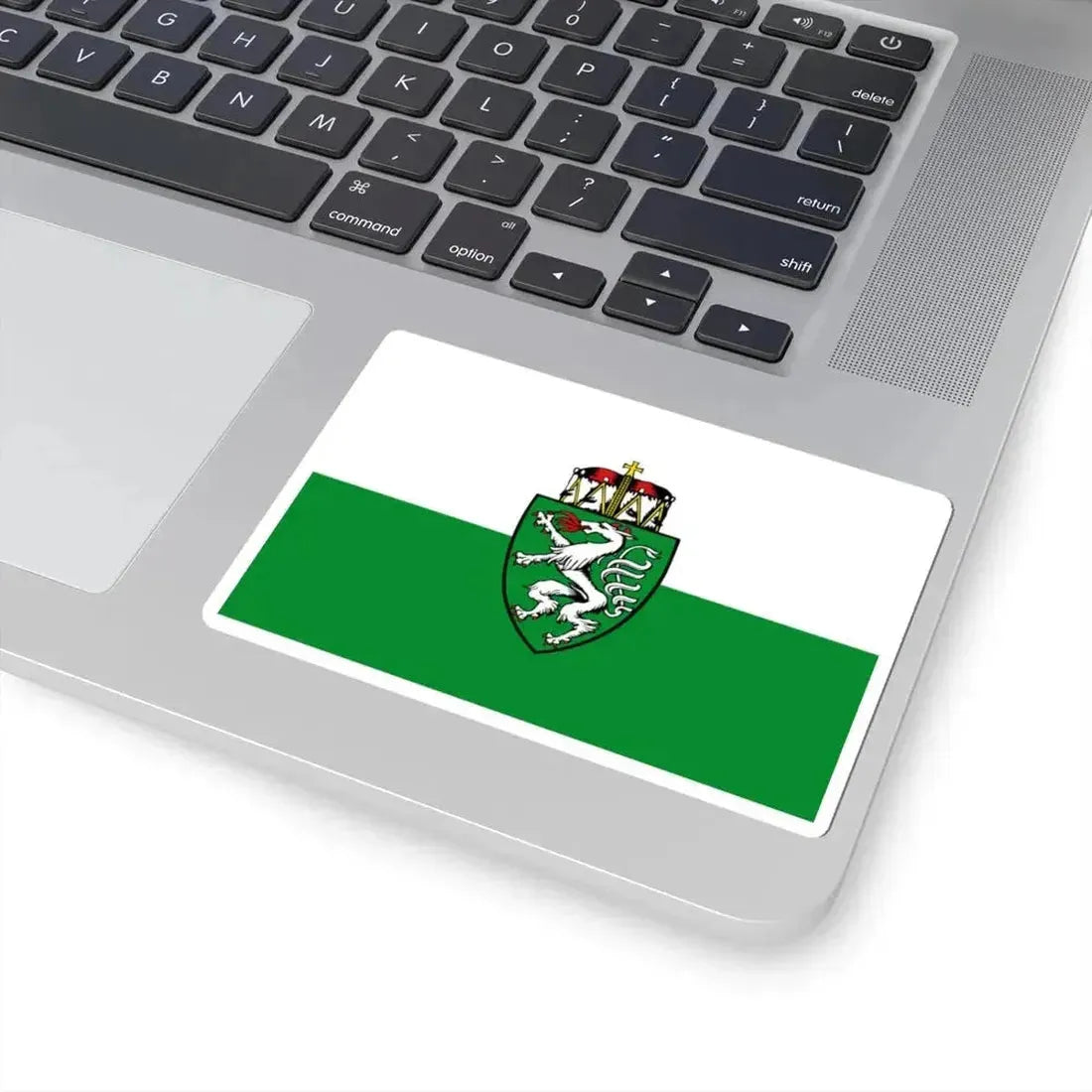 Flag of Styria state (Austria) STICKER Vinyl Kiss-Cut Decal - The Sticker Space