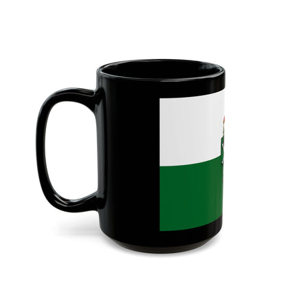 Flag of Styria Steiermark Austria - Black Coffee Mug-The Sticker Space