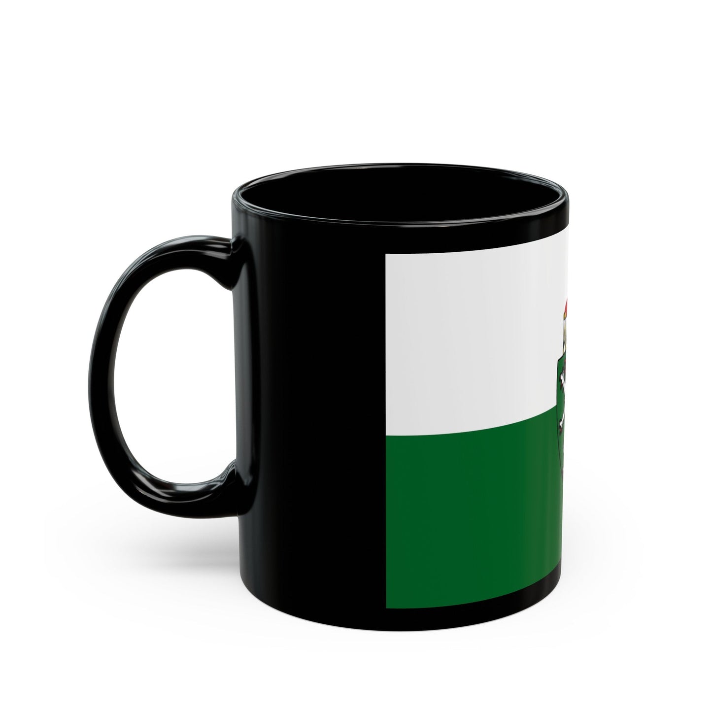 Flag of Styria Steiermark Austria - Black Coffee Mug-The Sticker Space