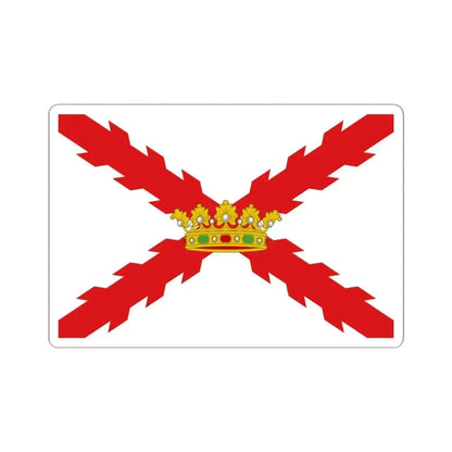 Flag of Sucre and Chuquisaca (Bolivia) STICKER Vinyl Kiss-Cut Decal 4 Inch White - The Sticker Space