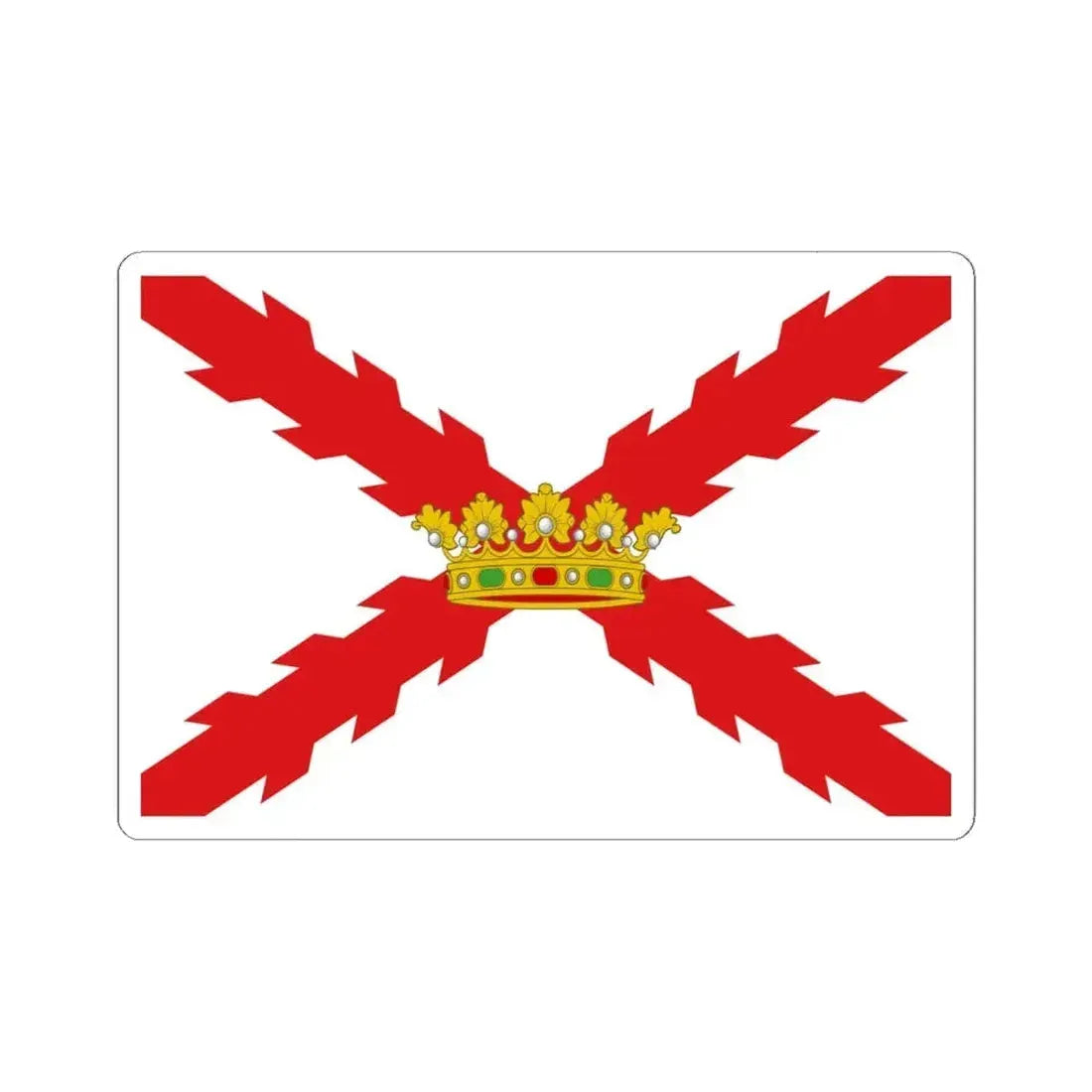 Flag of Sucre and Chuquisaca (Bolivia) STICKER Vinyl Kiss-Cut Decal 6 Inch White - The Sticker Space