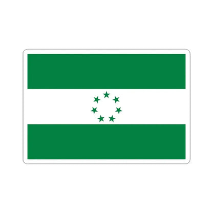 Flag of Sucre (Ecuador) STICKER Vinyl Kiss-Cut Decal 3 Inch White - The Sticker Space