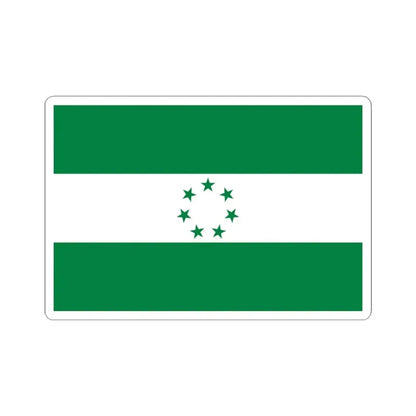 Flag of Sucre (Ecuador) STICKER Vinyl Kiss-Cut Decal 4 Inch White - The Sticker Space