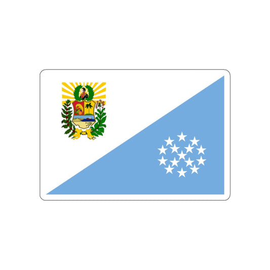 Flag of Sucre Venezuela STICKER Vinyl Die-Cut Decal-White-The Sticker Space