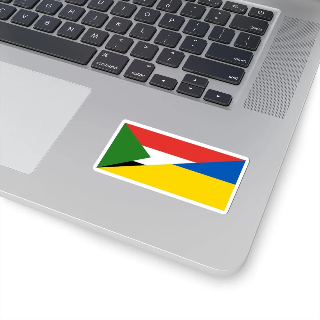 Flag of Sudan and Ukraine (Sudan) STICKER Vinyl Kiss-Cut Decal - The Sticker Space