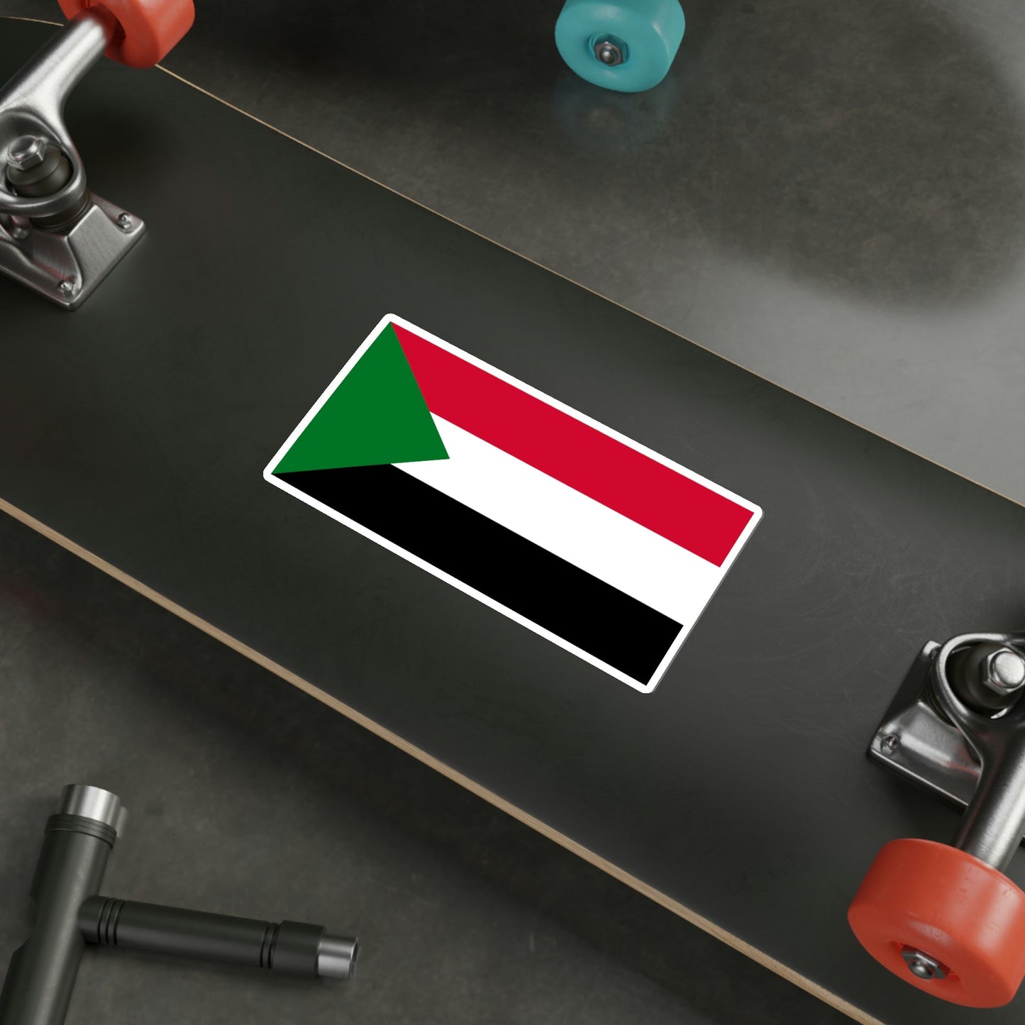 Flag of Sudan STICKER Vinyl Die-Cut Decal-The Sticker Space