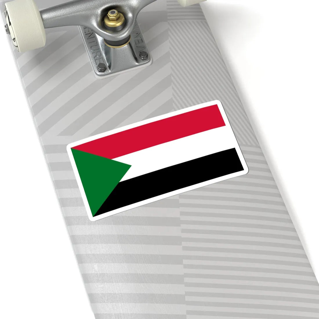 Flag of Sudan (Sudan) STICKER Vinyl Kiss-Cut Decal - The Sticker Space