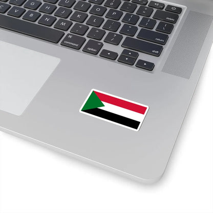 Flag of Sudan (Sudan) STICKER Vinyl Kiss-Cut Decal - The Sticker Space