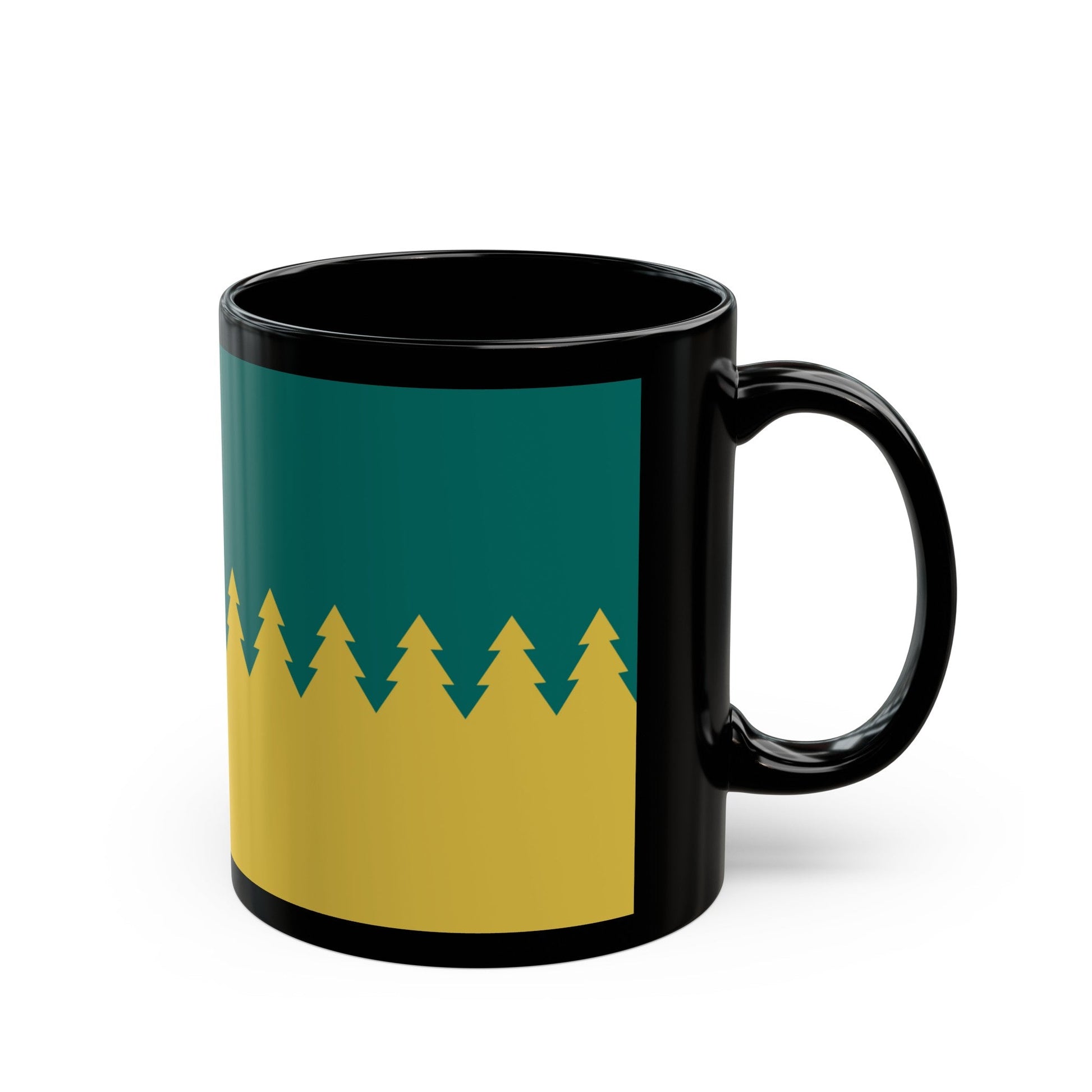 Flag of Sudbury Ontario Canada - Black Coffee Mug-The Sticker Space