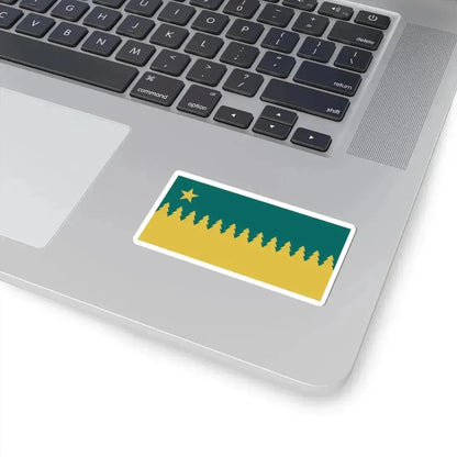 Flag of Sudbury Ontario (Canada) STICKER Vinyl Kiss-Cut Decal - The Sticker Space