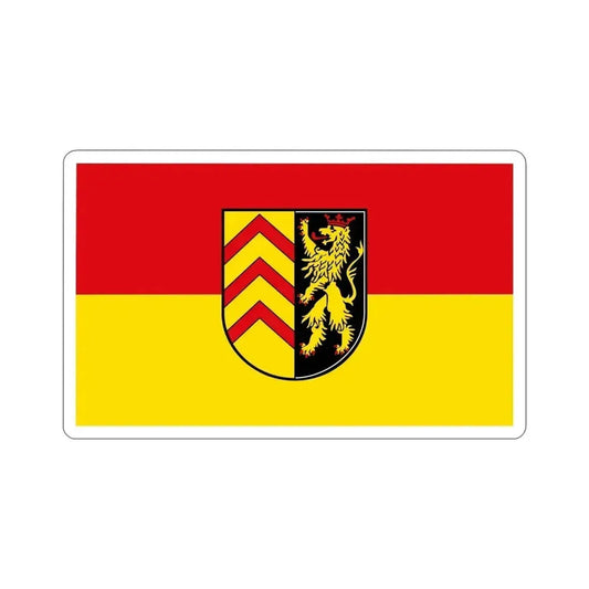 Flag of Suedwestpfalz Germany STICKER Vinyl Die-Cut Decal 6 Inch - The Sticker Space