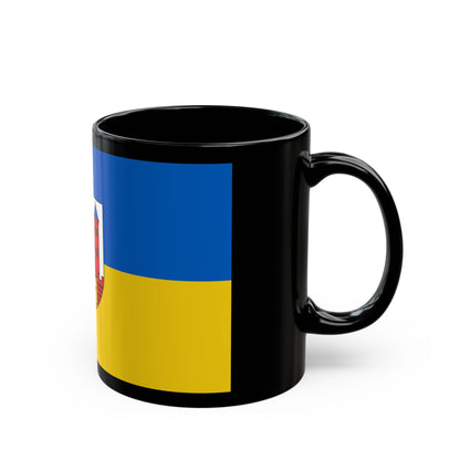 Flag of Suhl Germany - Black Coffee Mug-The Sticker Space