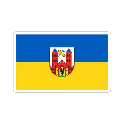 Flag of Suhl Germany STICKER Vinyl Die-Cut Decal 5 Inch - The Sticker Space