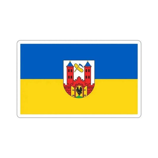 Flag of Suhl Germany STICKER Vinyl Die-Cut Decal 6 Inch - The Sticker Space