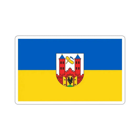 Flag of Suhl Germany STICKER Vinyl Die-Cut Decal 6 Inch - The Sticker Space