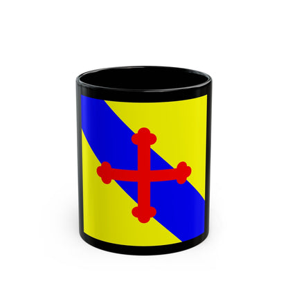 Flag of Sullens Switzerland - Black Coffee Mug-11oz-The Sticker Space