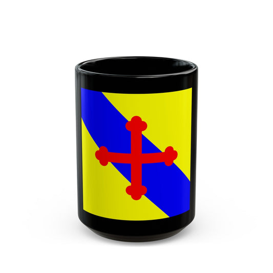 Flag of Sullens Switzerland - Black Coffee Mug-15oz-The Sticker Space