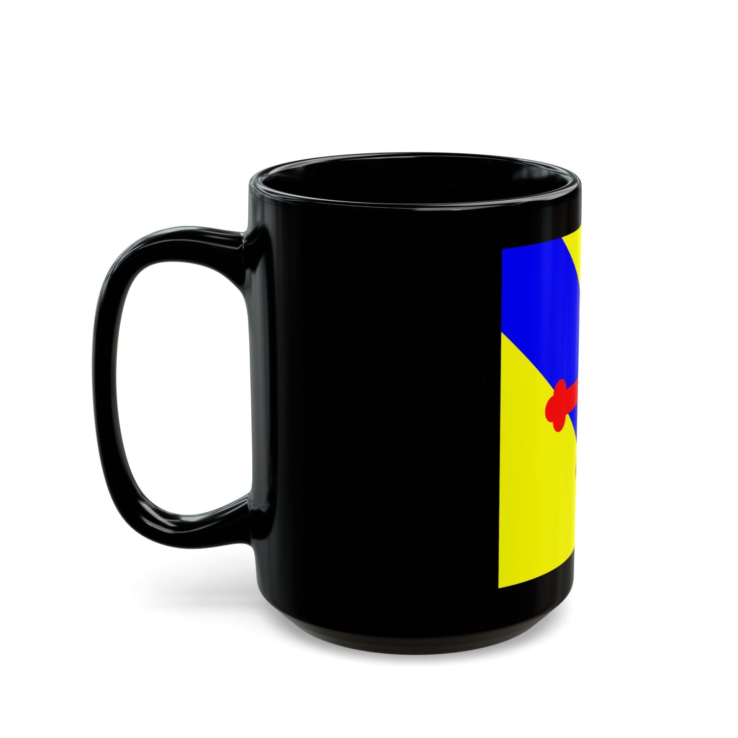 Flag of Sullens Switzerland - Black Coffee Mug-The Sticker Space