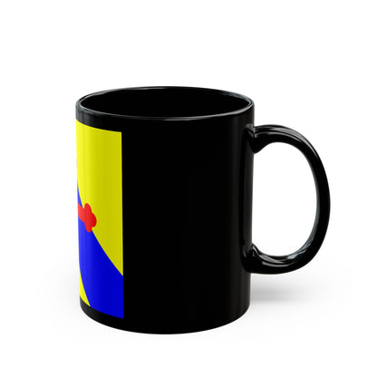 Flag of Sullens Switzerland - Black Coffee Mug-The Sticker Space