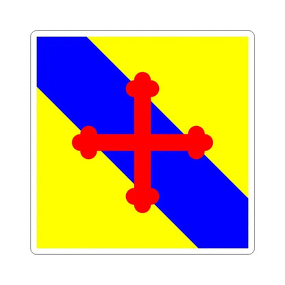 Flag of Sullens Switzerland STICKER Vinyl Die-Cut Decal 3 Inch - The Sticker Space