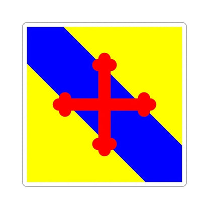 Flag of Sullens Switzerland STICKER Vinyl Die-Cut Decal 4 Inch - The Sticker Space