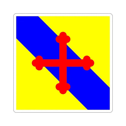 Flag of Sullens Switzerland STICKER Vinyl Die-Cut Decal 6 Inch - The Sticker Space