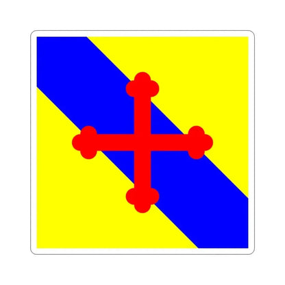 Flag of Sullens Switzerland STICKER Vinyl Die-Cut Decal - The Sticker Space